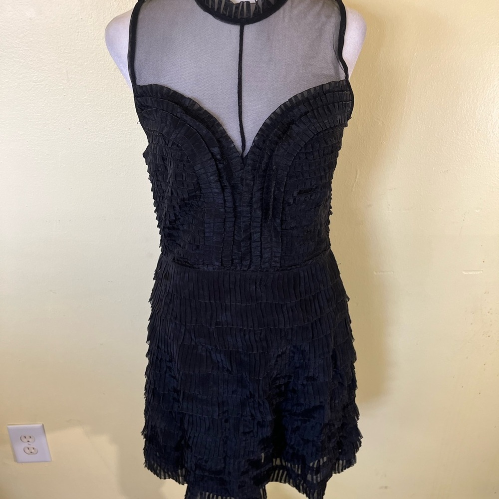 Free People Wimens Elegant Black Sleeveless Dress Size 6